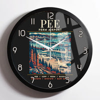 Thumbnail for PEE - Poster - Wall Clock Framed - Black