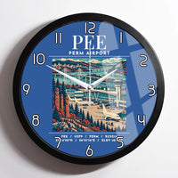 Thumbnail for PEE - Poster - Wall Clock Framed - Blue