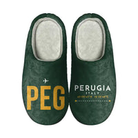 Thumbnail for Perugia San Francesco d'Assisi – Umbria International Airport (PEG) Slippers & Flip Flops - Slippers - Cotton - Code - Different - Dark Green