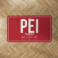 Thumbnail for Matecaña International Airport (PEI) Carpets - Carpet Rectangle - ID Tag - Red