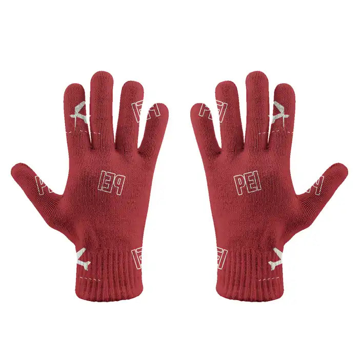 Matecaña International Airport (PEI) Gloves - Gloves - Full - Pattern - Red