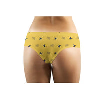 Thumbnail for Penang International Airport (PEN) Women Panties - Pattern - Yellow - Back