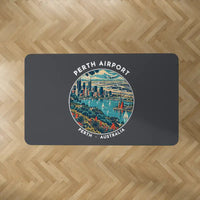 Thumbnail for Perth Airport (PER) Carpets - Carpet Rectangle - Badge - Dark Gray