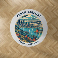 Thumbnail for Perth Airport (PER) Carpets - Carpet Round - Badge - Light Gray
