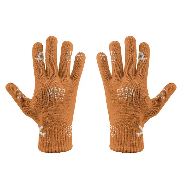 Perth Airport (PER) Gloves - Gloves - Full - Pattern - Orange