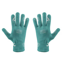 Thumbnail for Perth Airport (PER) Gloves - Gloves - Full - Pattern - Turquoise