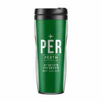 Thumbnail for Perth Airport (PER) Travel Mugs - ID Tag - Plastic (No Holder) - Green