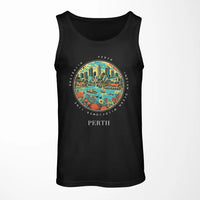 Thumbnail for PERTH - Badge - Tank Top - Black