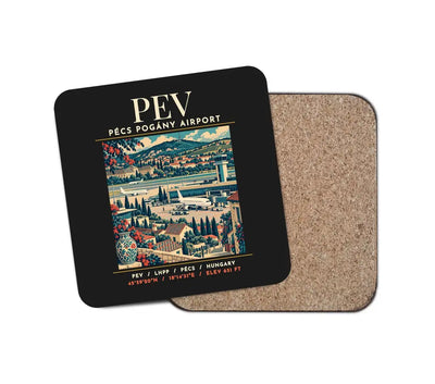 PEV - Poster - Coaster - Black