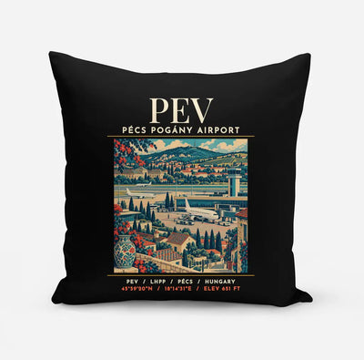 PEV - Poster - Pillow - Black