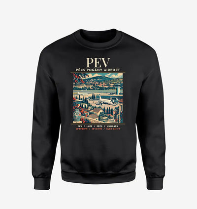 PEV - Poster - Sweatshirt - Black