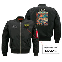 Thumbnail for PGA - Poster - Bomber Jacket - Black + NAME