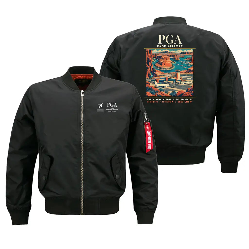PGA - Poster - Bomber Jacket - Black