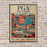 Thumbnail for PGA - Poster - Canvas Framed - Beige