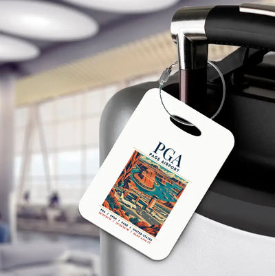 PGA - Poster - Luggage Tag - White
