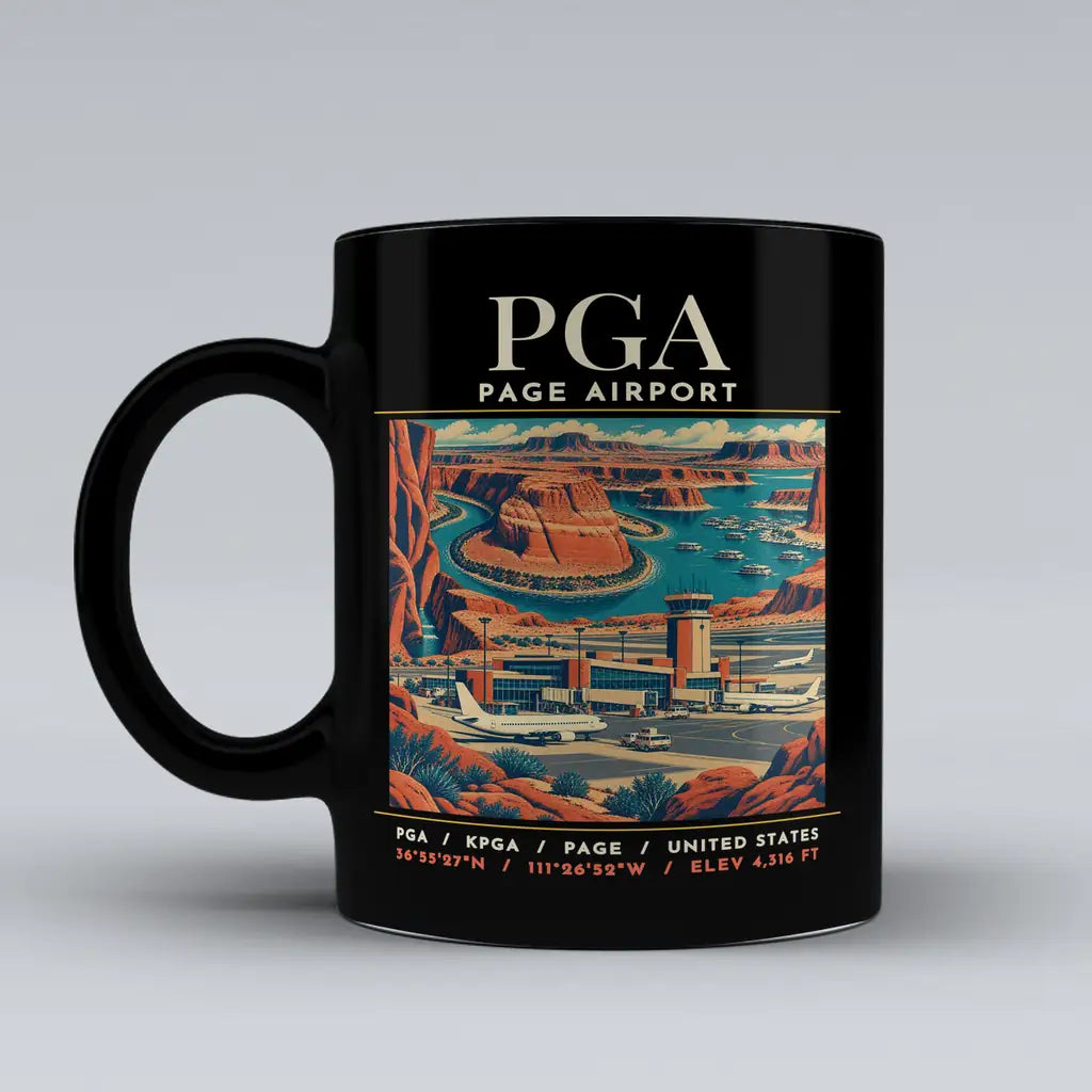 PGA - Poster - Mug - Black