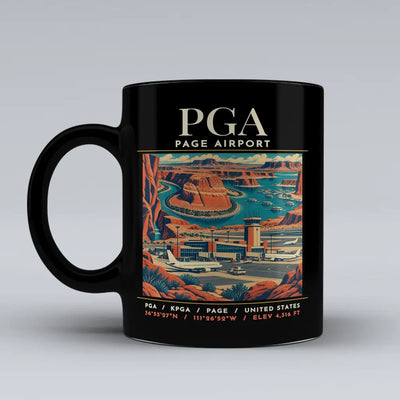 PGA - Poster - Mug - Black