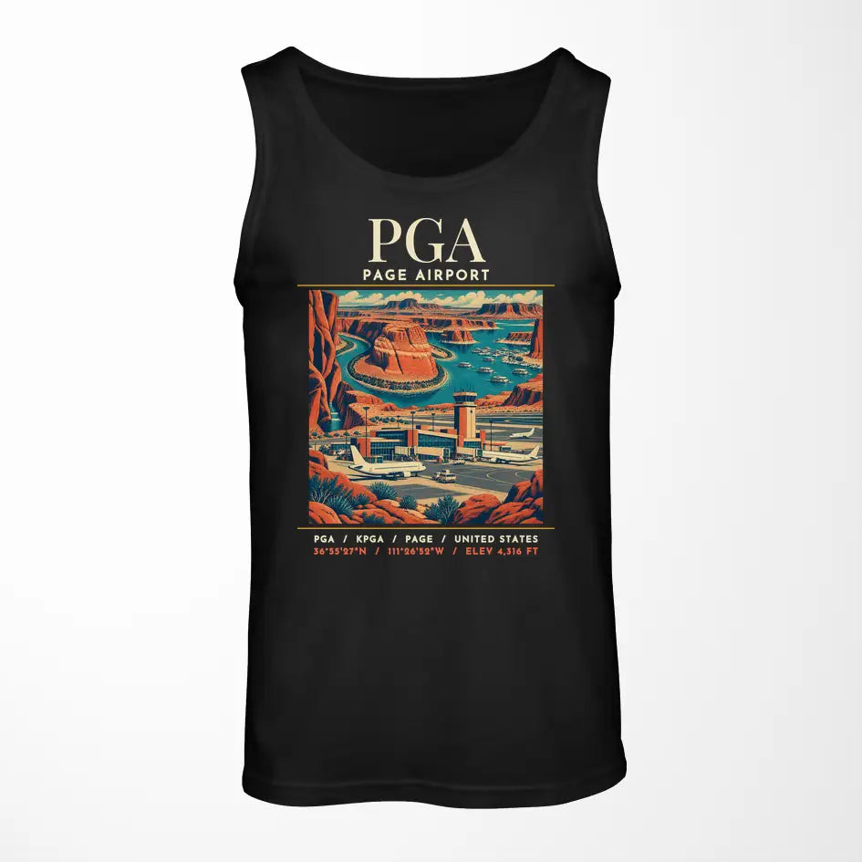 PGA - Poster - Tank Top - Black