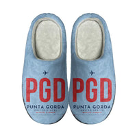 Thumbnail for Punta Gorda Airport (PGD) Slippers & Flip Flops - Slippers - Cotton - Code - Same - Light Blue
