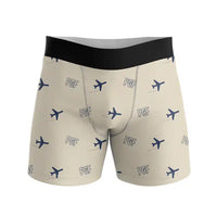 Thumbnail for Perpignan–Rivesaltes Airport (PGF) Men Boxers - Pattern - Beige