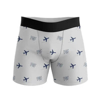 Thumbnail for Perpignan–Rivesaltes Airport (PGF) Men Boxers - Pattern - Light Gray