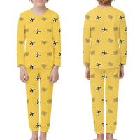 Thumbnail for Perpignan–Rivesaltes Airport (PGF) Pajamas - Children Pajamas - Yellow
