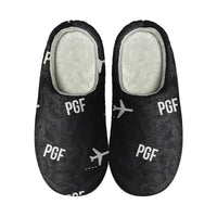 Thumbnail for Perpignan–Rivesaltes Airport (PGF) Slippers & Flip Flops - Slippers - Cotton - Pattern - Black