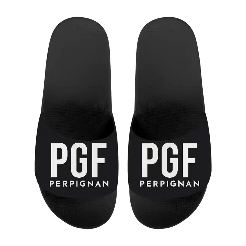 Perpignan–Rivesaltes Airport (PGF) Slippers & Flip Flops - Slippers - Sport - Code - Black