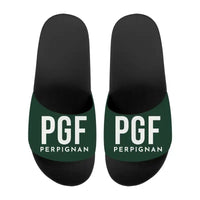 Thumbnail for Perpignan–Rivesaltes Airport (PGF) Slippers & Flip Flops - Slippers - Sport - Code - Dark Green