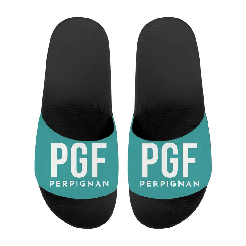 Perpignan–Rivesaltes Airport (PGF) Slippers & Flip Flops - Slippers - Sport - Code - Turquoise