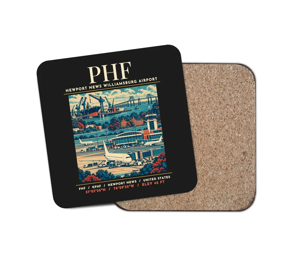 PHF - Poster - Coaster - Black