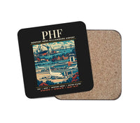 Thumbnail for PHF - Poster - Coaster - Black