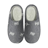 Thumbnail for Newport News Williamsburg International Airport (PHF) Slippers & Flip Flops - Slippers - Cotton - Pattern - Gray
