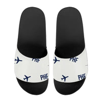 Thumbnail for Newport News Williamsburg International Airport (PHF) Slippers & Flip Flops - Slippers - Sport - Pattern - White