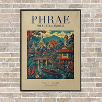 Thumbnail for PHRAE - Poster - Canvas Framed - Beige