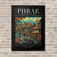 Thumbnail for PHRAE - Poster - Canvas Framed - Black