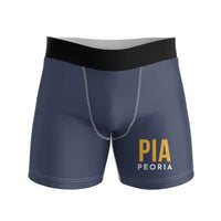 Thumbnail for General Wayne A. Downing Peoria International Airport (PIA) Men Boxers - Code - Navy Blue