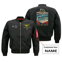 Thumbnail for PIA - Poster - Bomber Jacket - Black + NAME