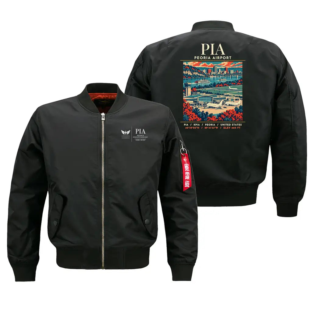 PIA - Poster - Bomber Jacket - Black