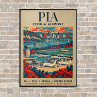 Thumbnail for PIA - Poster - Canvas Framed - Beige