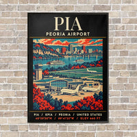Thumbnail for PIA - Poster - Canvas Framed - Black