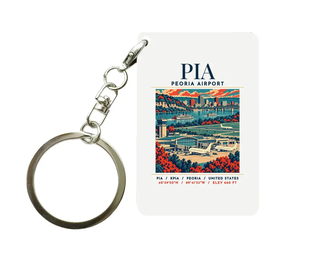 PIA - Poster - Key Chain - White