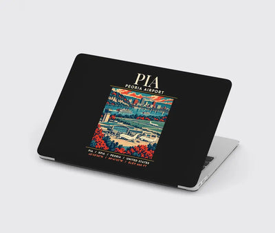 PIA - Poster - MacBook Case - Black