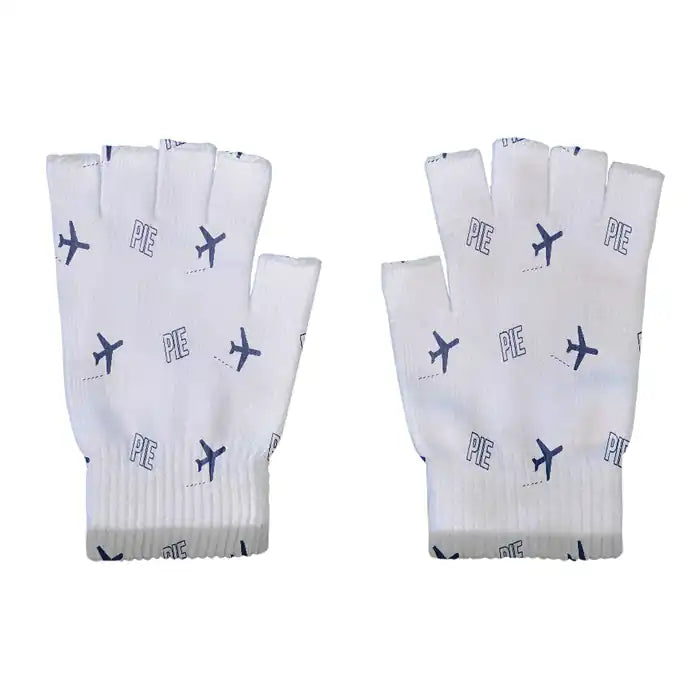 St. Pete–Clearwater International Airport (PIE) Gloves - Gloves - Cut - Pattern - Light Gray
