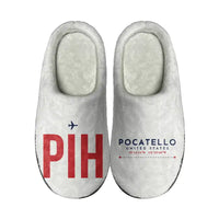 Thumbnail for Pocatello Regional Airport (PIH) Slippers & Flip Flops - Slippers - Cotton - Code - Different - White