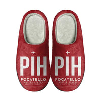 Thumbnail for Pocatello Regional Airport (PIH) Slippers & Flip Flops - Slippers - Cotton - Code - Same - Red