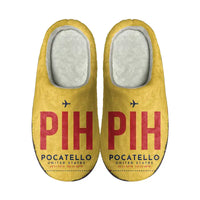 Thumbnail for Pocatello Regional Airport (PIH) Slippers & Flip Flops - Slippers - Cotton - Code - Same - Yellow