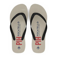 Thumbnail for Pocatello Regional Airport (PIH) Slippers & Flip Flops - Slippers - Flip Flops - Code - Beige