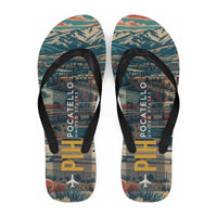 Thumbnail for Pocatello Regional Airport (PIH) Slippers & Flip Flops - Slippers - Flip Flops - Scene