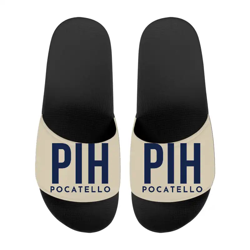 Pocatello Regional Airport (PIH) Slippers & Flip Flops - Slippers - Sport - Code - Beige